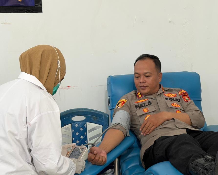 Polres Halmahera Tengah Gelar Bakti Kesehatan dalam Rangka Hari Lantas Bhayangkara ke-71