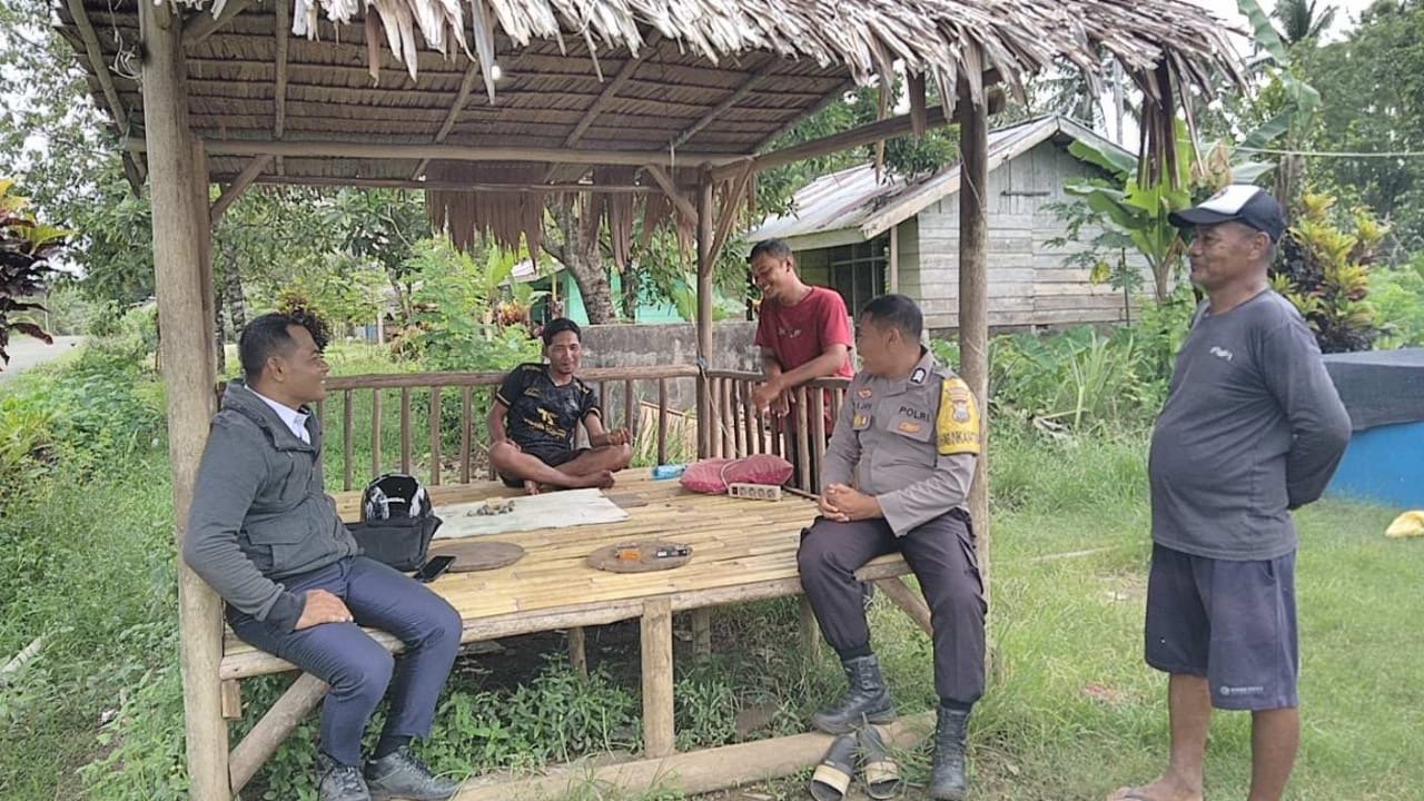Jaga Morotai dari Karhutla, Polisi Edukasi Warga Soal Bahaya Pembakaran Lahan