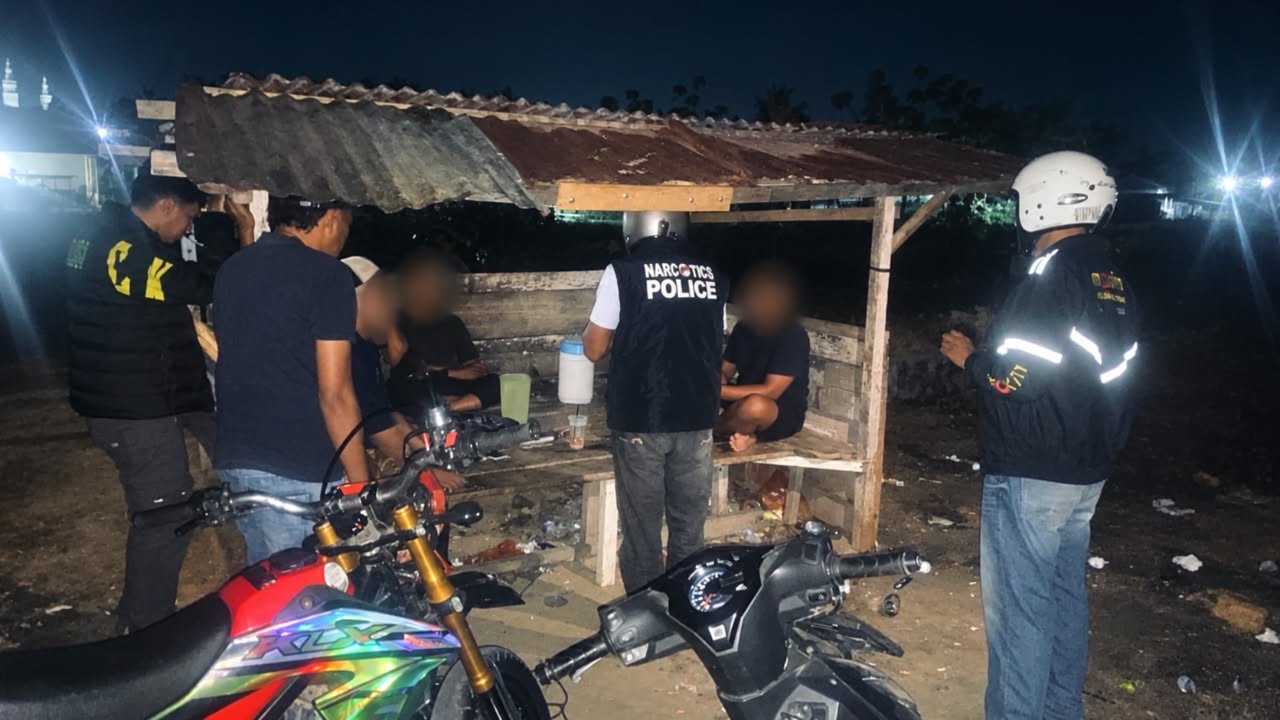 Kie Raha Aman, Polres Kepulauan Sula Razia Miras di Titik Rawan Kamtibmas