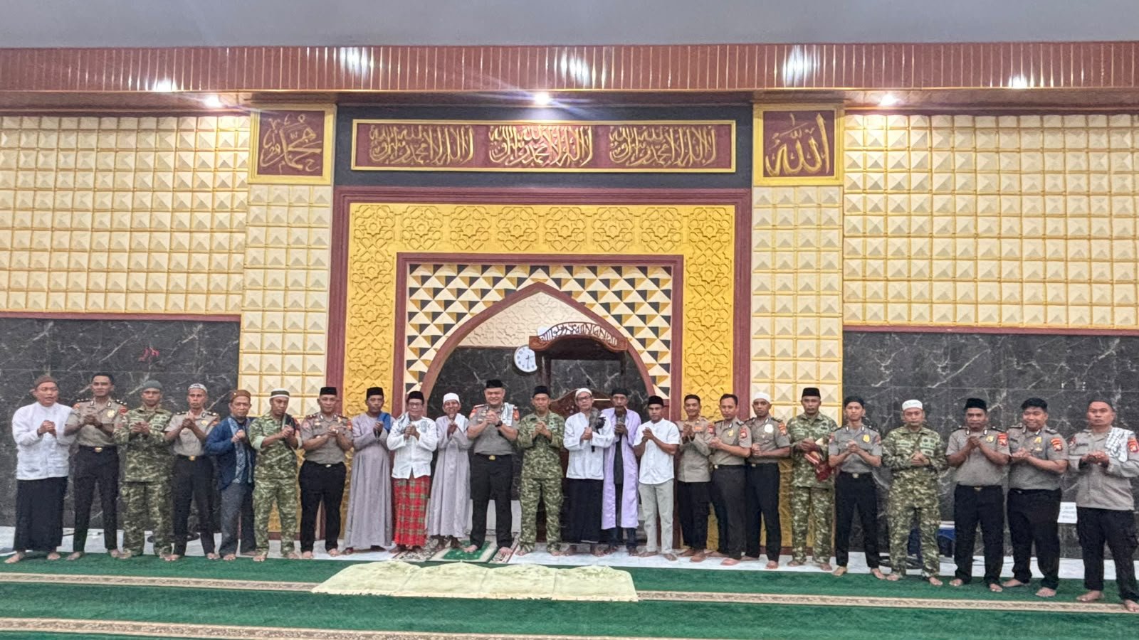 Safari Subuh, Binmas Polda Malut Pererat Silaturahmi dengan Masyarakat