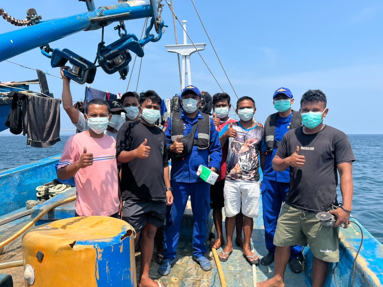 Polairud Malut Hadir untuk Keselamatan dan Kesehatan Warga