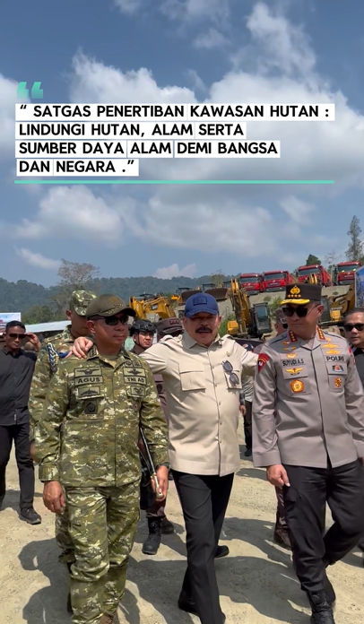 Satgas Penertiban Kawasan Hutan (PKH) bersama aparat gabungan TNI, Polri, dan instansi terkait melakukan penindakan tegas terhadap aktivitas tambang ilegal di Kabupaten Nabire, Provinsi Papua Tengah.
