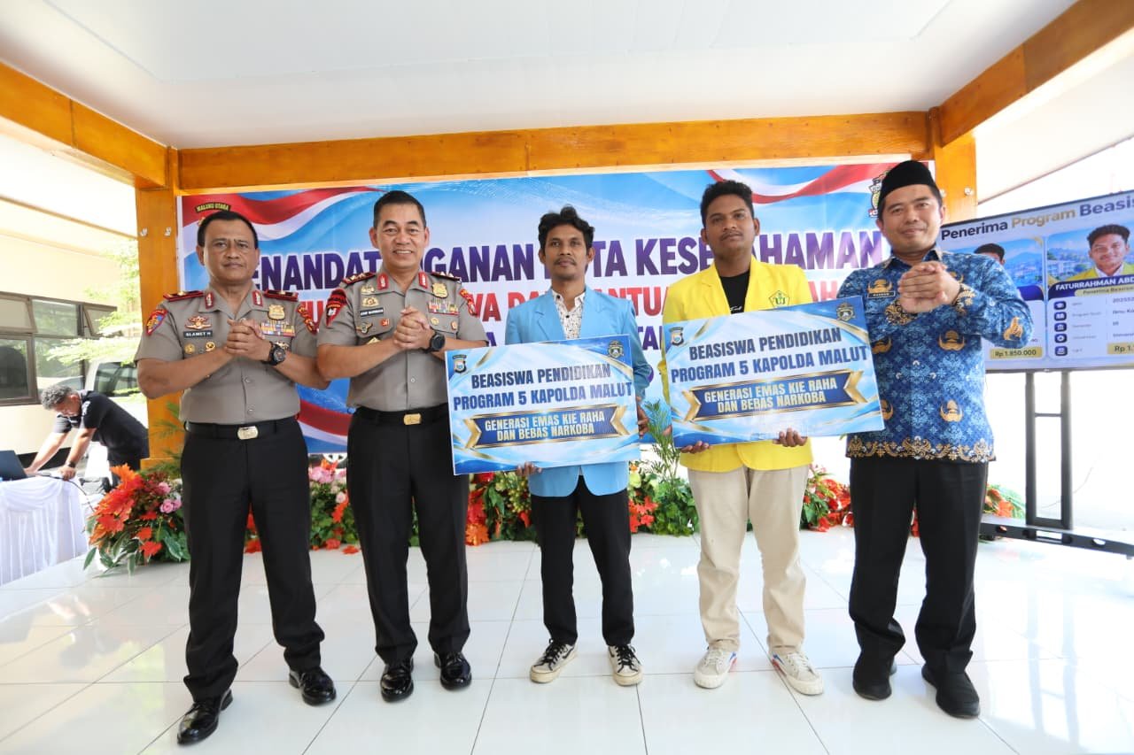 Polda Maluku Utara Peduli Pendidikan, Siapkan Dukungan Kuliah Putra-Putri Daerah dan Perumahan Dinas Personel
